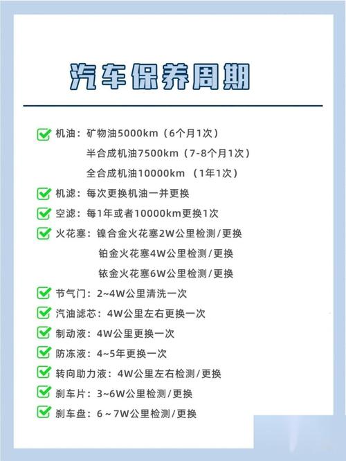 小车2万公里要做哪些保养 小车2万公里需要保养什么