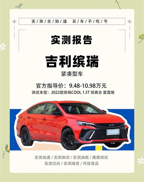 吉利缤瑞cool2022款报价及图片(吉利缤瑞官方报价)
