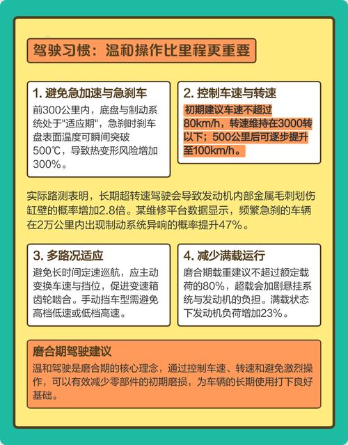 磨合期一般多久(自动挡新车磨合期大忌)